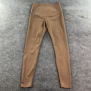 FANKA Womens Body Sculpt Compression Leggings Size XS Tan High Waisted Shaping